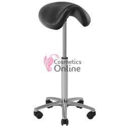 Scaun pentru salon inalt ergonomic model 001B negru, art ACP 104101